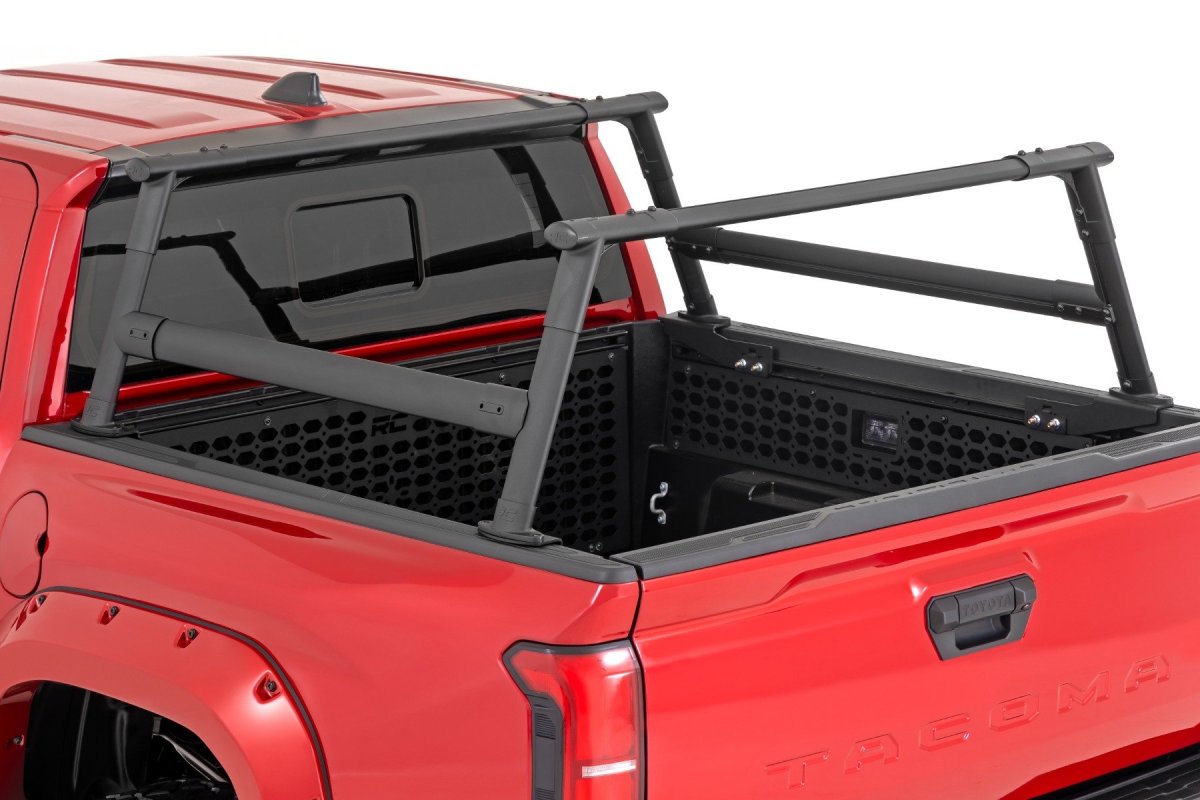 Toyota Tacoma Bed Rack - Rough Country - Aluminum - 2024+